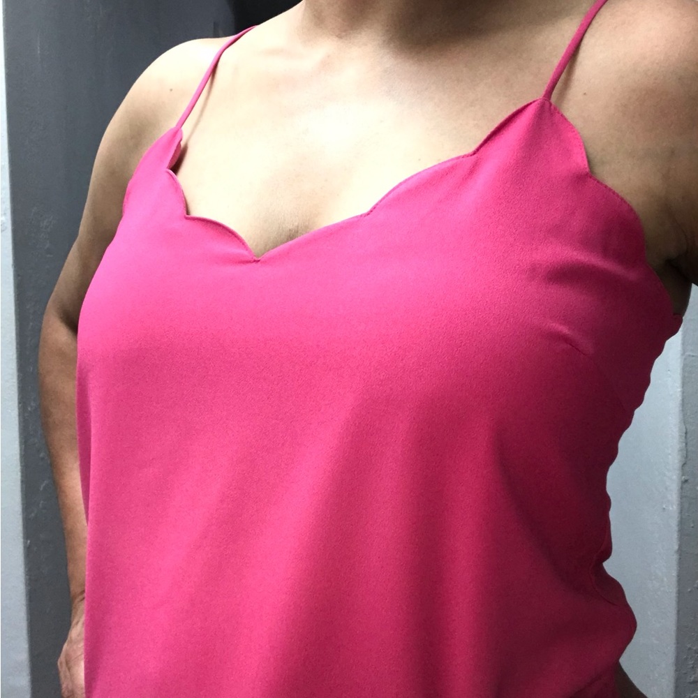 JCrew top in pink, size 10.